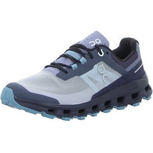 On Running Athletic Shoes in Blue and Purple